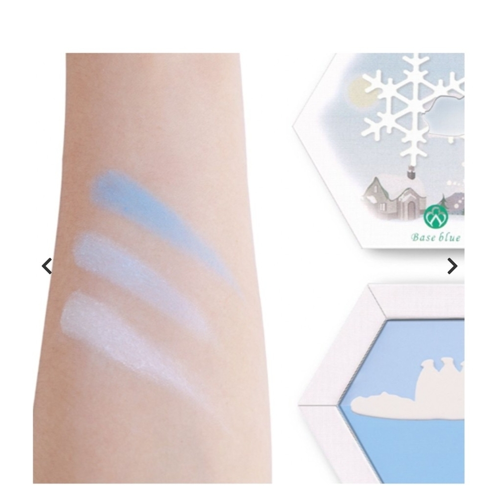 Winter Highlighter Palette - Blue and White